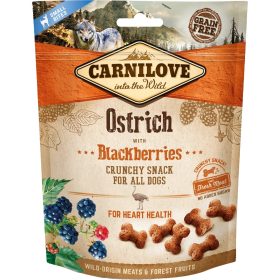   Carnilove Crunchy Snack Gabonamentes Jutalomfalat Kutyáknak (Strucc és Szeder) - 200 g