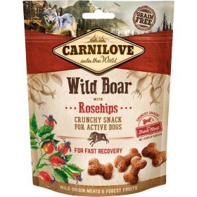   Carnilove Crunchy Snack Gabonamentes Jutalomfalat Kutyáknak (Vaddisznó és Csipkebogyó) - 200 g