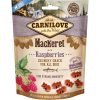 Carnilove Crunchy Snack Gabonamentes Jutalomfalat Kutyáknak (Makréla és Málna) - 200 g