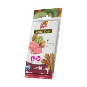   N&D Tropical Selection Dental Treat Mini Adult Jutalomfalat Kutyáknak (Sertés, Tönköly, Zab és Trópusi gyümölcsök) - 60 g