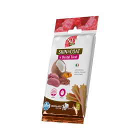   N&D Quinoa Dental Treat Skin & Coat Medium & Maxi Adult Monoprotein Gabonamentes Jutalomfalat Kutyáknak (Szarvas, Quinoa, Kókusz és Kurkuma) - 100 g
