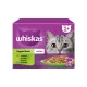 Whiskas Vegyes Válogatás Alutasakos Macskaeledel Aszpikban (Marha, Csirke, Lazac, Tonhal) - 12x85 g