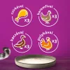 Whiskas Pure Delight Baromfi Válogatás Alutasakos Macskaeledel Aszpikban (Csirke, Baromfi, Kacsa, Pulyka) - 12x85 g