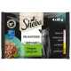Sheba Delicacy Vegyes Választék Alutasakos Macskaeledel (Lazac, Fehérhúsú hal, Csirke, Pulyka) - 4x85 g