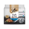 Sheba Fresh & Fine Alutasakos Macskaeledel (Tőkehal, Lazac, Tonhal) - 15x50 g