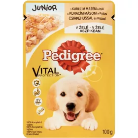   Pedigree Junior Alutasakos Kutyaeledel (Csirke és Rizs) - 100 g