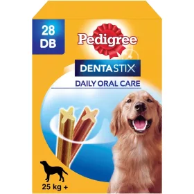   Pedigree Dentastix Large Fogápoló Jutalomfalat Kutyáknak (28 db) - 4x270 g
