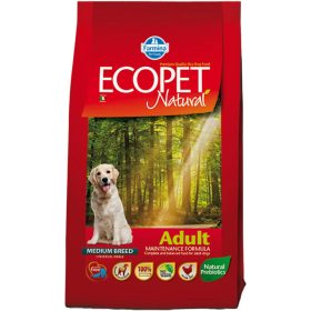   Ecopet Natural Medium Adult Száraz Kutyatáp (Csirke) - 2,5 kg