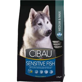   Cibau Sensitive Medium & Maxi Adult Száraz Kutyatáp (Hal) - 2,5 kg