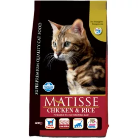 Matisse Adult Száraz Macskatáp (Csirke és Rizs) - 400 g