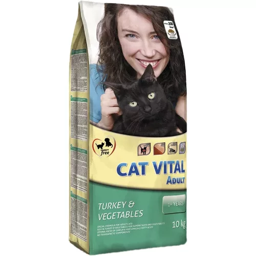 Cat Vital Adult Száraz Macskatáp (Pulyka és Zöldségek) - 10 kg