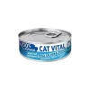 Cat Vital Shredded Fillets in Sauce Gabonamentes Konzerv Macskáknak (Tonhal, Lazac és Csirke) - 70 g