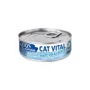 Cat Vital Soft Paté Mousse Gabonamentes Konzerv Macskáknak (Fehér hal és Csirke) - 85 g