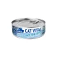 Cat Vital Soft Paté Mousse Gabonamentes Konzerv Macskáknak (Fehér hal és Csirke) - 85 g