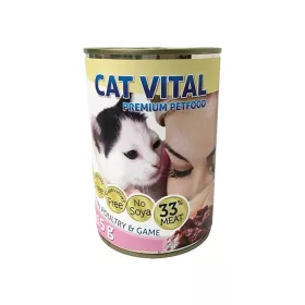   Cat Vital Kitten Konzerv Macskáknak (Baromfi és Vad) - 415 g