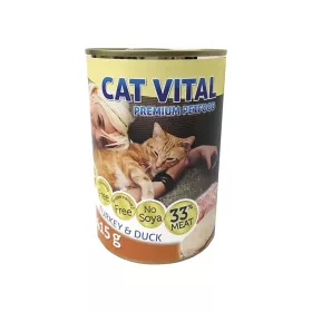 Cat Vital Konzerv Macskáknak (Kacsa és Pulyka) - 415 g