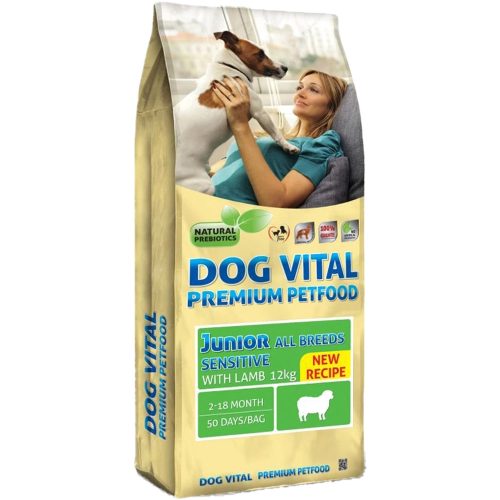 Dog Vital Sensitive All Breeds Junior Száraz Kutyatáp (Bárány) - 12 kg