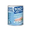 Dog Vital 100% Natural Soft Paté Gabonamentes Konzerv Kutyáknak (Hal) - 400 g