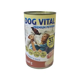 Dog Vital Konzerv Kutyáknak (Pulyka és Kacsa) - 1240 g