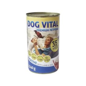   Dog Vital Sensitive Konzerv Kutyáknak (Bárány és Rizs) - 1240 g