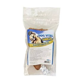   Dog Vital Snack Szárított Sertés Fül Monoprotein Gabonamentes Jutalomfalat Kutyáknak (2 db) - 100 g
