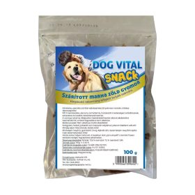   Dog Vital Snack Szárított Marha Zöld Gyomor Monoprotein Gabonamentes Jutalomfalat Kutyáknak - 100 g