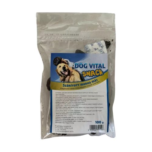 Dog Vital Snack Szárított Marha Máj Monoprotein Gabonamentes Jutalomfalat Kutyáknak - 100 g
