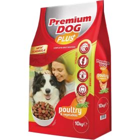   Premium Dog Plus Száraz Kutyatáp (Szárnyas és Zöldségek) - 10 kg