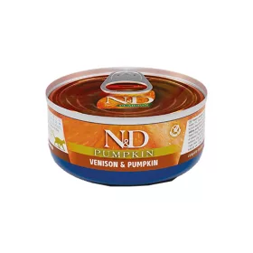  N&D Pumpkin Gabonamentes Konzerv Macskáknak (Szarvas és Sütőtök) - 70 g