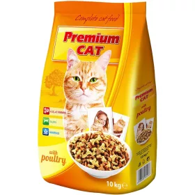 Prémium Cat Száraz Macskatáp (Szárnyas) - 10 kg
