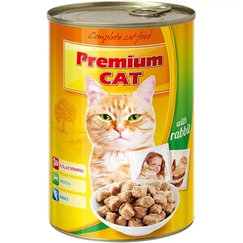 Prémium Cat Konzerv Macskáknak (Nyúl) - 415 g