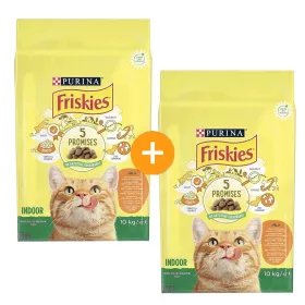   Friskies Indoor Száraz Macskatáp (Csirke és Zöldségek) - 2x10 kg