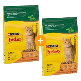   Friskies Száraz Macskatáp (Csirke és Zöldségek) - 2x10 kg