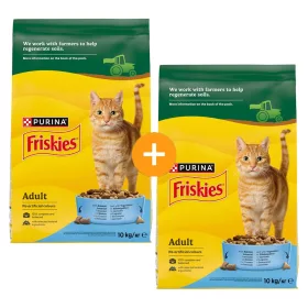   Friskies Száraz Macskatáp (Lazac és Zöldségek) - 2x10 kg