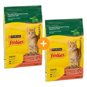   Friskies Száraz Macskatáp (Marha, Csirke és Zöldségek) - 2x10 kg