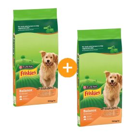   Friskies Balance Száraz Kutyatáp (Csirke, Marha és Zöldségek) - 2x15 kg