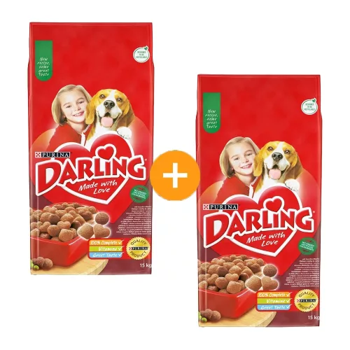 Darling Száraz Kutyatáp (Marha és Csirke) - 2x15 kg
