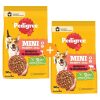 Pedigree Mini Adult Száraz Kutyatáp (Marha és Zöldségek) - 2x12 kg