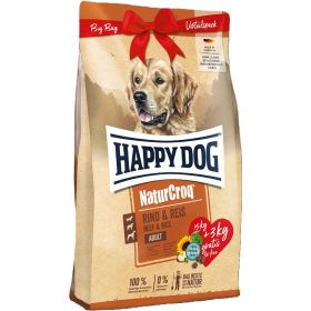   Happy Dog NaturCroq Száraz Kutyatáp (Marha és Rizs) - 15+3 kg
