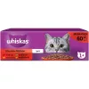 Whiskas Klasszikus Válogatás Alutasakos Macskaeledel Aszpikban (Marha, Csirke, Bárány, Baromfi) - 60x85 g