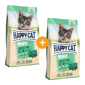   Happy Cat Minkas Perfect Mix Száraz Macskatáp (Baromfi, Hal és Bárány) - 2x10 kg