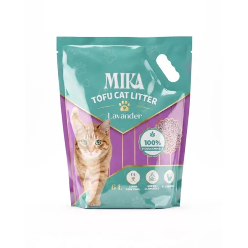 Mika Tofu Cat Lavander Macskaalom - 6 l