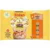 Friskies Nedves Macskaeledel Szószban (Csirke, Kacsa, Lazac, Pulyka) - 4x85 g
