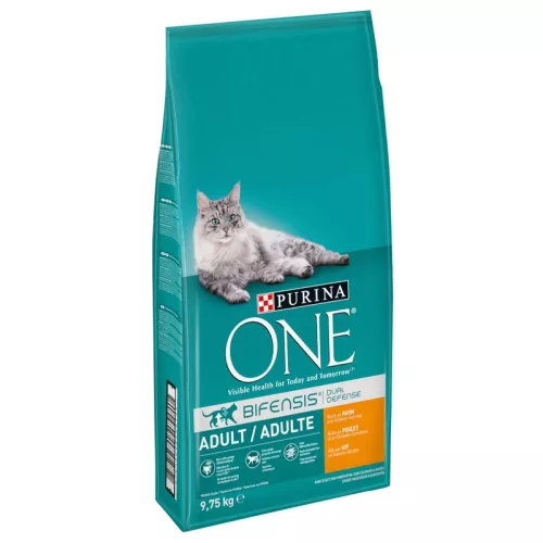 Purina One Száraz Macskatáp (Csirke és Teljes kiőrlésű gabona) - 9,75 kg