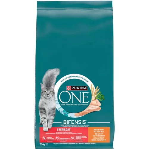 Purina One Sterilcat Száraz Macskatáp (Csirke és Búza) - 7,5 kg