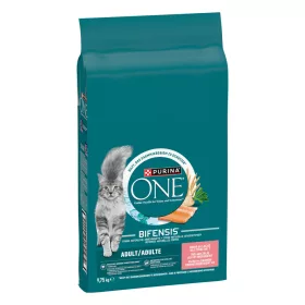   Purina One Száraz Macskatáp (Lazac és Teljes kiőrlésű gabona) - 9,75 kg