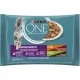 Purina One Difficult Appetite Nedves Macskaeledel (Csirke, Marha és Zöldbab, Pulyka, Kacsa és Sárgarépa) - 4x85 g