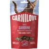 Carnilove Soft Snack Gabonamentes Jutalomfalat Macskáknak (Szardínia és Eper) - 50 g