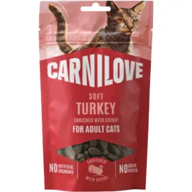   Carnilove Soft Snack Gabonamentes Jutalomfalat Macskáknak (Pulyka és Macskamenta) - 50 g