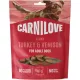 Carnilove Jerky Snack Gabonamentes Jutalomfalat Kutyáknak (Pulyka és Szarvas) - 100 g